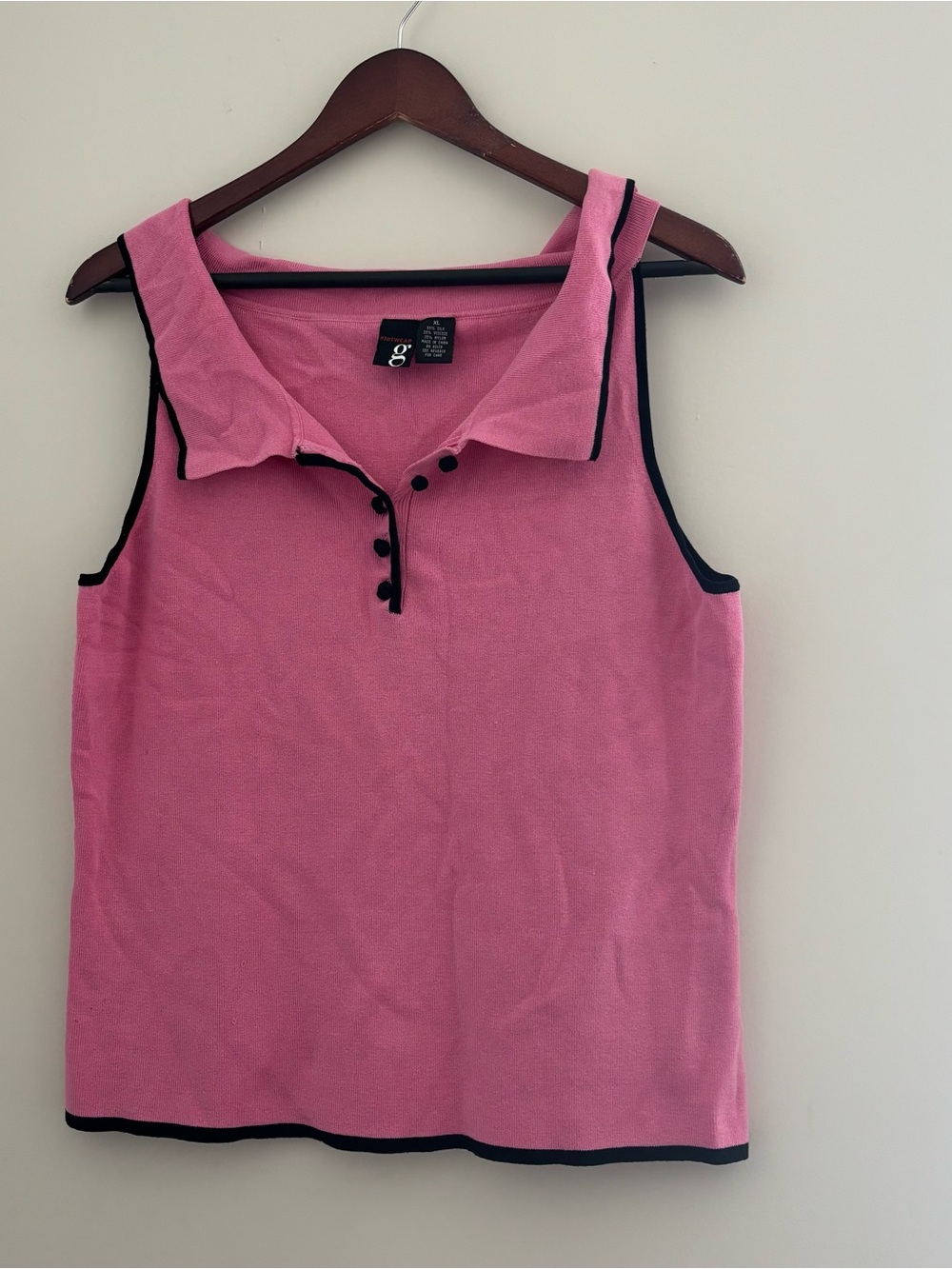 Vintage KnitwearG Silk tank top